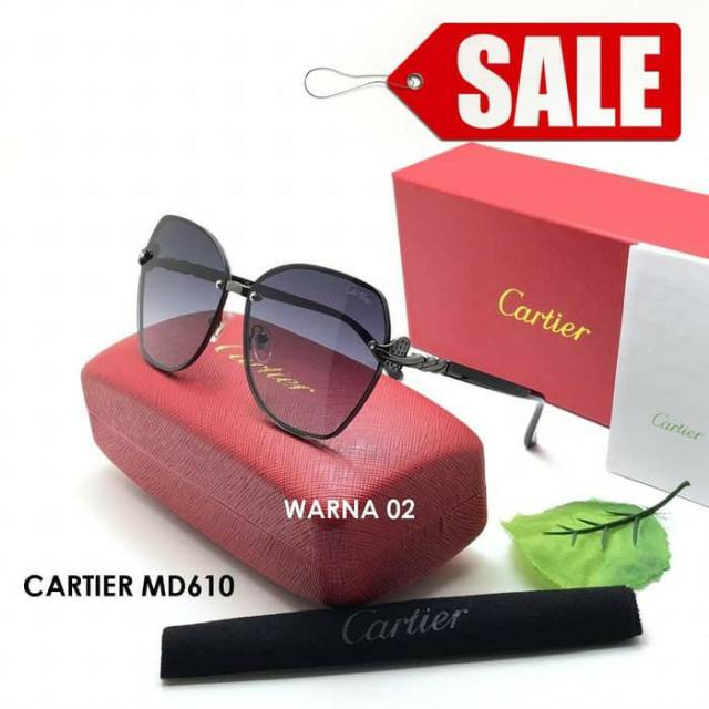 SUNGLASESS KACA MATA CANTIK CARTIER MD610 SYARINI SUPER ANTI UV.