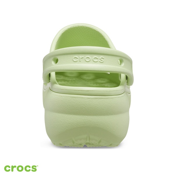 Crocs Classic Platform Clog / Fashion Wanita / Sandal Karet / Sandal Anti Air / Sandal Wanita - Green Stabilo 06750-335