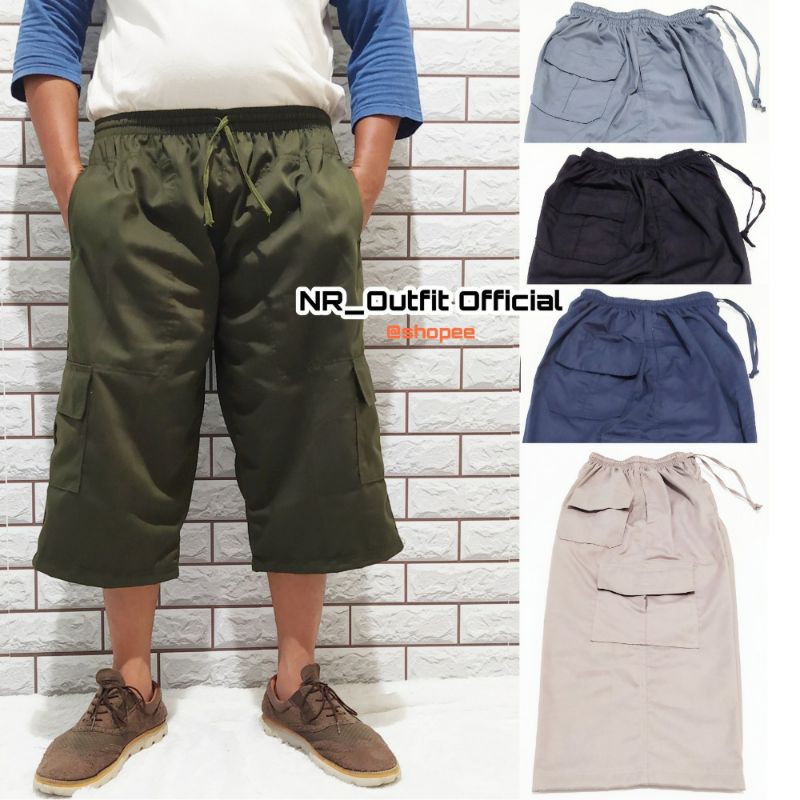 Celana Sirwal Jumbo Chinos Dewasa Pangsi Sontog Pinggang Karet Borju Big Size NR_Outfit Official COD