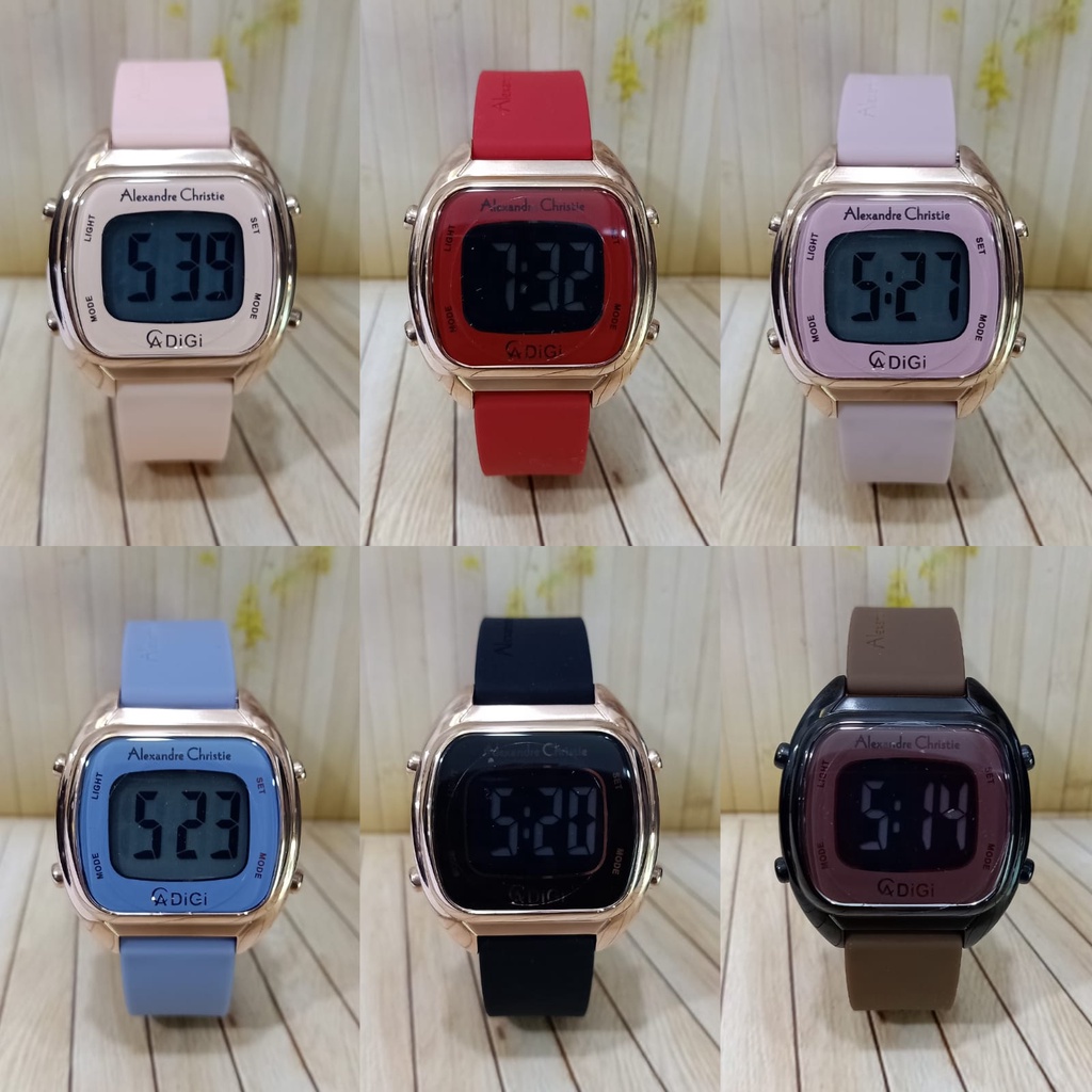 Jam Tangan Digital  Wanita Alexander Christie AC9335 AC 9335 Garansi Resmi