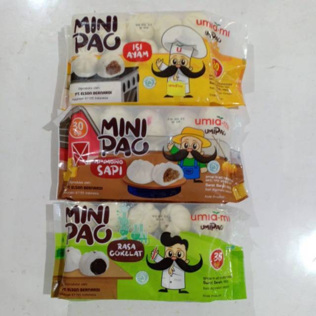 

UMIPAO UMIAMI MINIPAO ISI 30 ANEKA VARIAN 480 GR