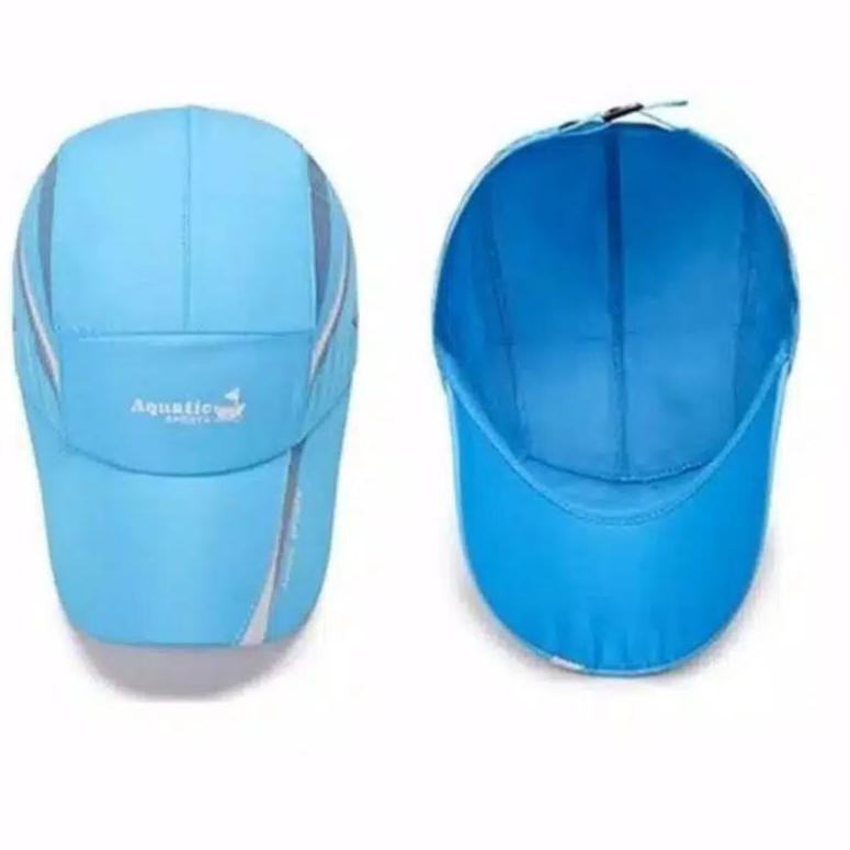 Topi Basseball Aquatic Sport - Topi olahraga - Topi Quick Dry - Topi Bersepeda Pria dan Wanita Model terbaru Murah