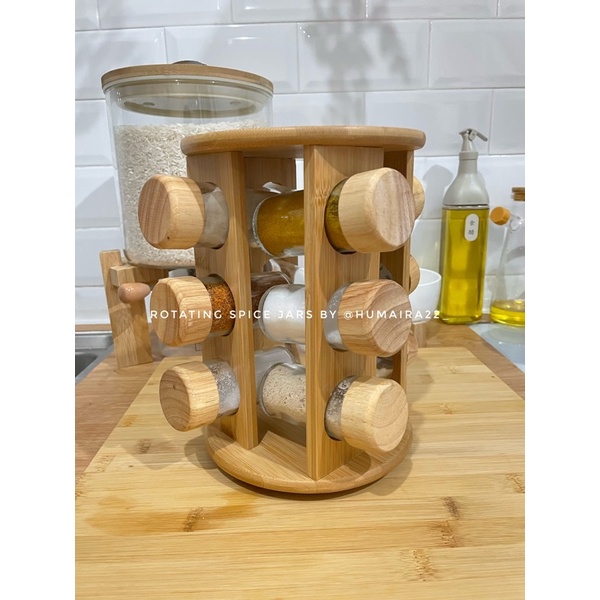 rotating spice jar / tempat bumbu / tempat bumbu putar