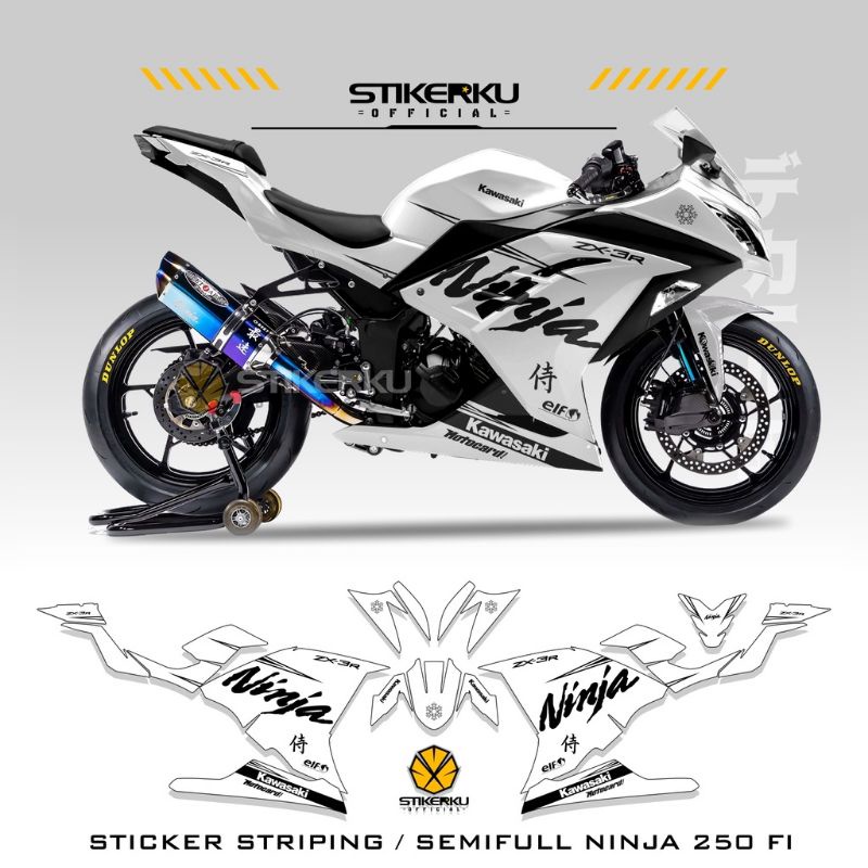 Jual Striping Ninja Fi Decal Stiker Semi Full Body Variasi Motor