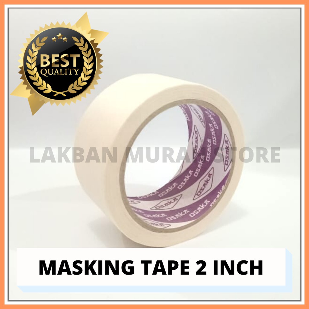 

Lakban Kertas PROMO MURAH 2 INCH x 21M / Masking Tape kualitas Daimaru