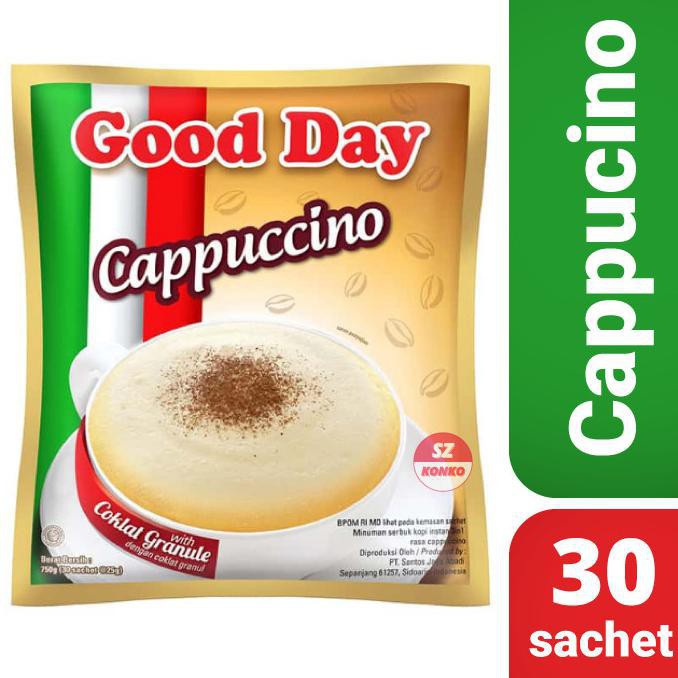 

Good day cappucino isi 30 sachet