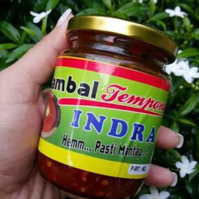 SAMBAL PEDAS TEMPONG INDRA 100% ASLI BALI 300GR