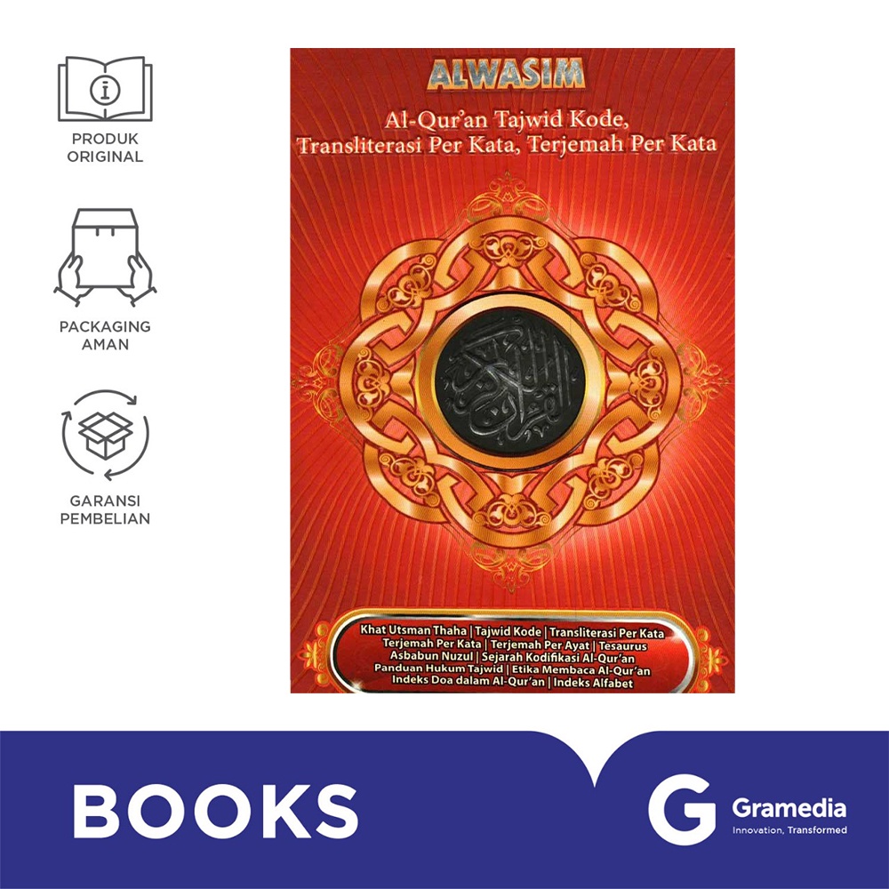Al Quran Alwasim Sedang Tajwid Kode Transliterasi Per Kata