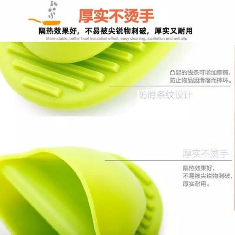 Pemegang Panci Anti Panas Sarung Tangan Silikon Silicone Glove Oven