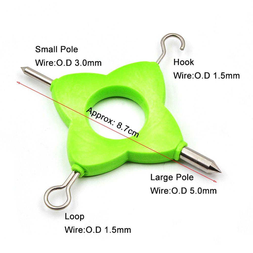 Lanfy Knotting Knot Tool Knotter Tool Set Alat Penarik Umpan Pancing Metode Kasar Feeder Untuk Carp Rig Chod Carp Fishing Cable Puller Fishing Supplies 4in1 Puller Line Tool