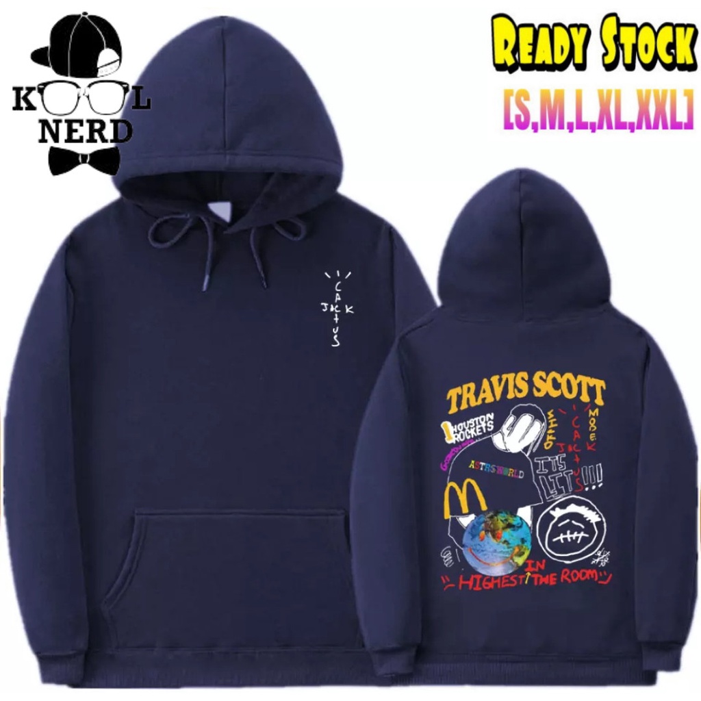 HOODIE JUMPER JACK CACTUS TRAVIS SCOTT IN HIGHEST THE ROOM PREMIUM QUALITY SABLON