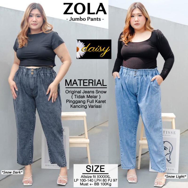 CELANA BAGGY JEANS JUMBO //JF6253