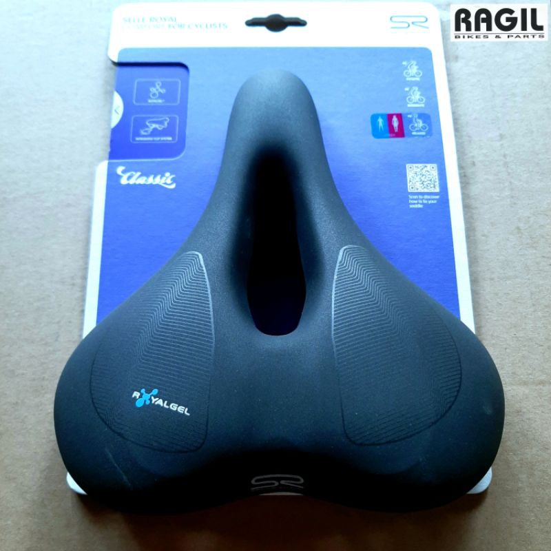 SADEL SADDLE SEPEDA SELLE ROYAL FORUM GEL MTB LIPAT MINION