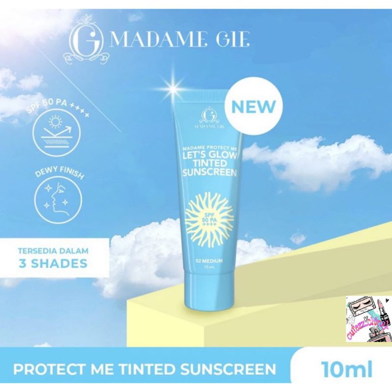 ☃️Cutezz_Ching1☃️Madame Gie Protect Me Sunscreen SPF30 PA+++|Tinted Sunscreen SPF50 PA+++|Madame Gie Madame Protect Me Sunscreen SPF 50 PA+++