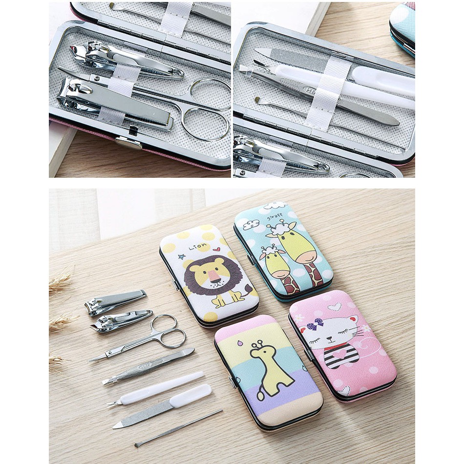 GK-113 Alat Manicure Pedicure Set Lengkap dengan Dompet