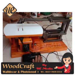 SCROLL SAW GERGAJI  UKIR MODIFIKASI KAYU  JATI BELANDA DAN 