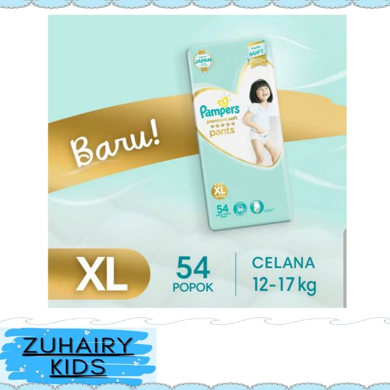 Pampers Premium Care / Soft Pants XL-54 | Pampers XL54 | Pampers XL 54