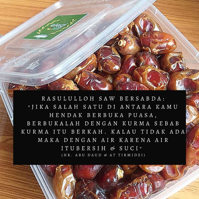 

Promo parsel ramadhan makanan manis kurma khalas saad kemasan 1 kg oleh-oleh orang haji dan umroh