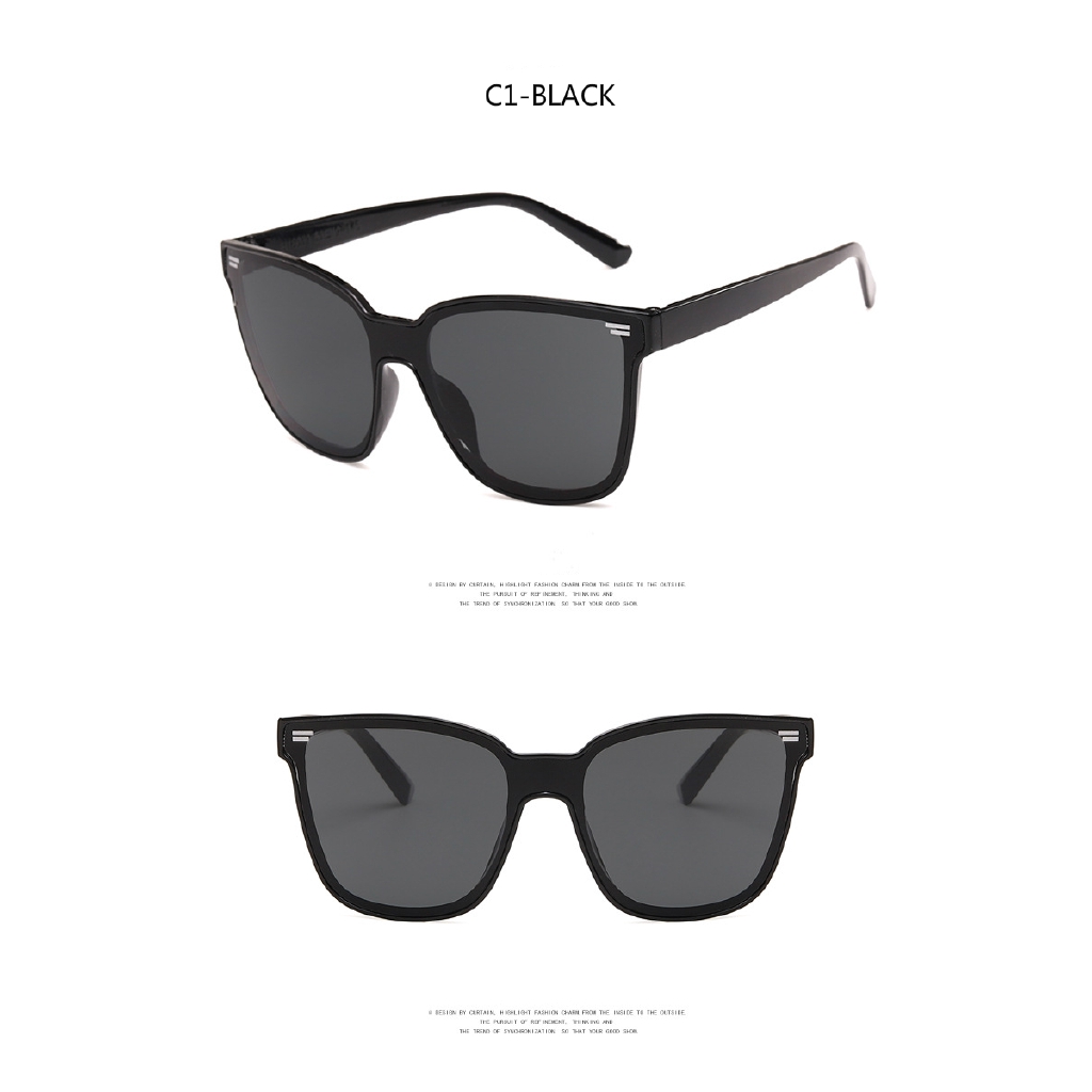 Fashion large frame conjoined 2020 new beach sunglasses