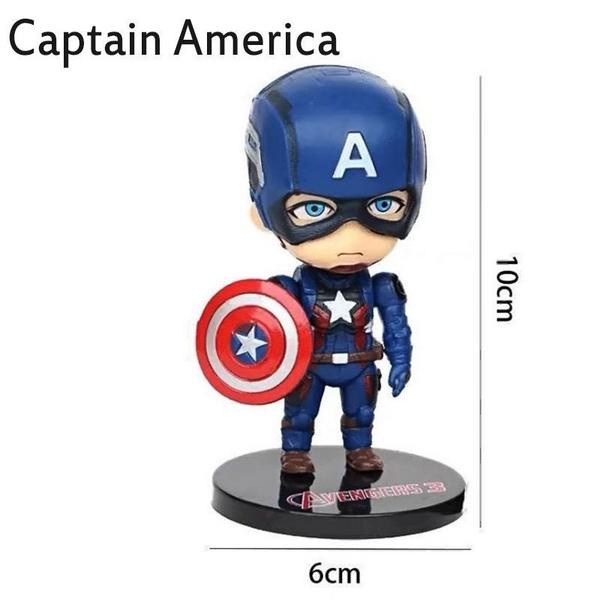 

Figure Captain America Bahan Kue 10cm Kue Birthday Dekorasi Kue New