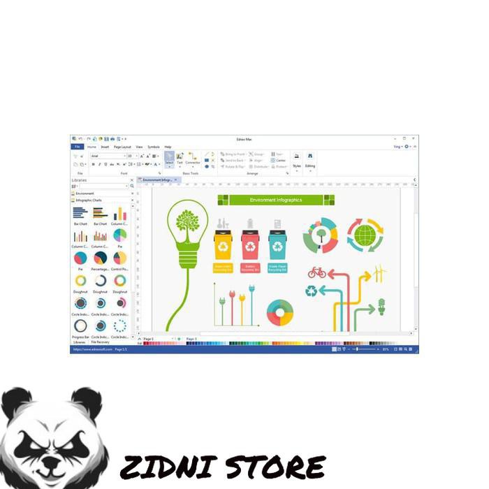 Jual SOFTWARE APLIKASI SWA247 FULL VERSION EDRAW MAX 9 DIAGRAM CHART ...