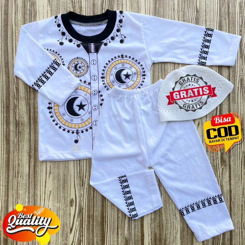 Koko Bayi Baju Muslim Bayi Peci Bayi Oblong Baju Baju Oblong Bayi Setelan Bayi Setelan Koko Bayi DNW BABY