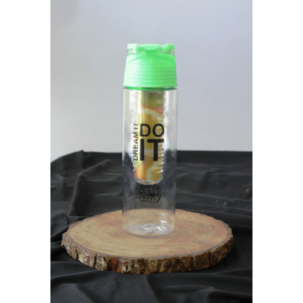 INFUSED WATER BOTTLE/BOTOL MINUM INFUSED WATER GREEN