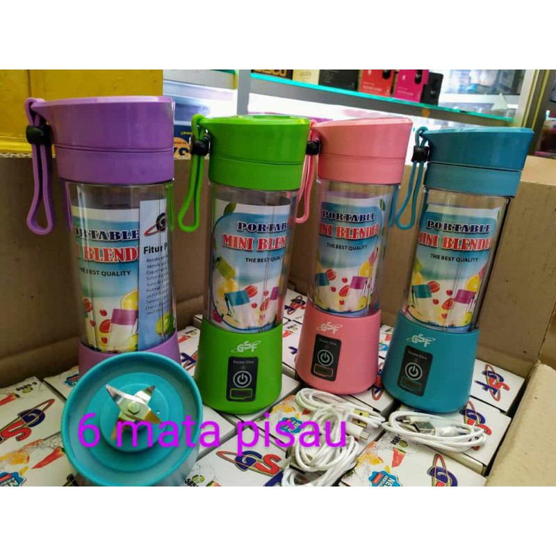 Mini portable blender juice / USB blender original kualitas import