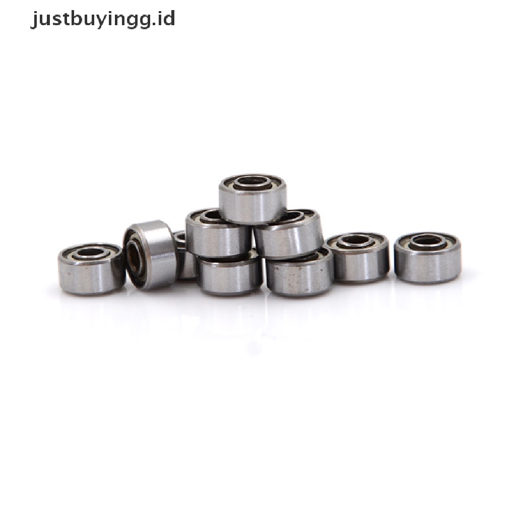 (Justbuyingg.Id) 10pcs Bearing 693zz Bahan Carbon Steel Ukuran 3x8 X 4mm