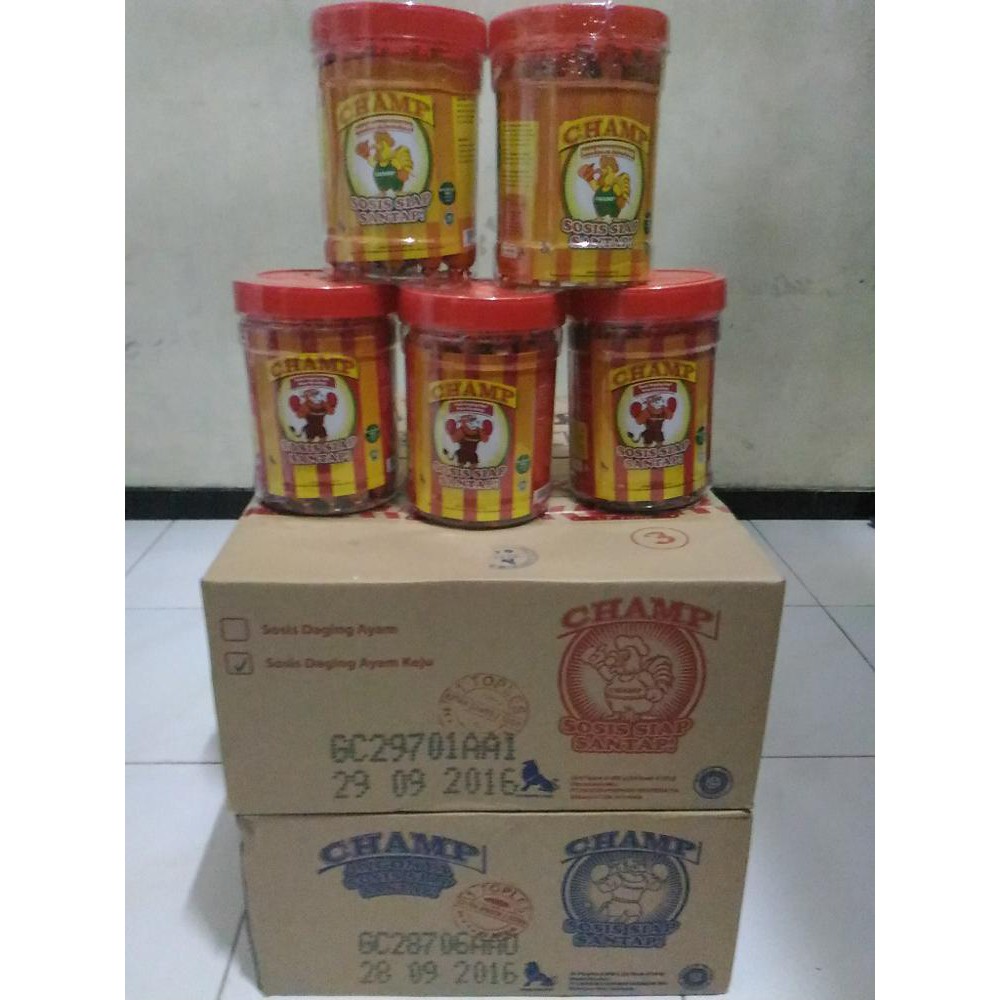 Jual Disiniaja Termurah Sosis Champ Dus Isi Toples Shopee