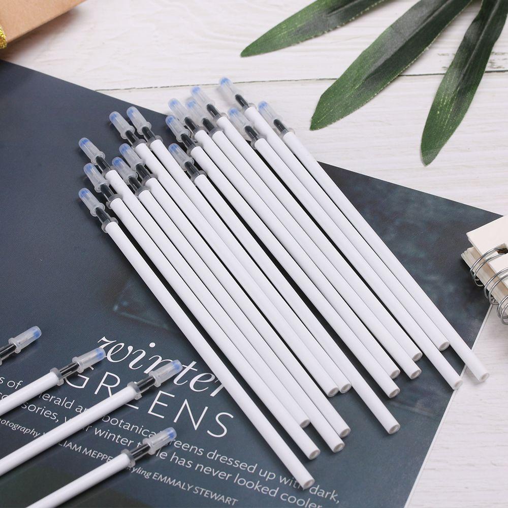 Pineapple 10PCS/Lot Gel Pen Refills Hot Perlengkapan Tulisan Kantor Tinta Hitam