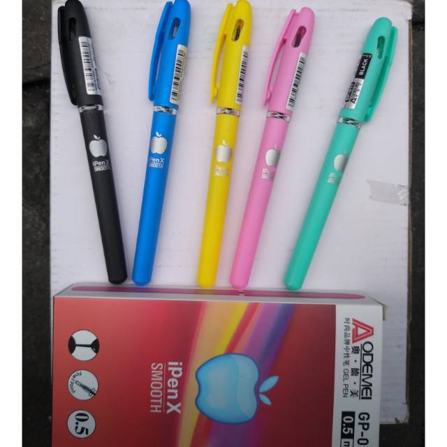 

Pen gel Aodemei ipen x smooth baru 0.5 12 pcs