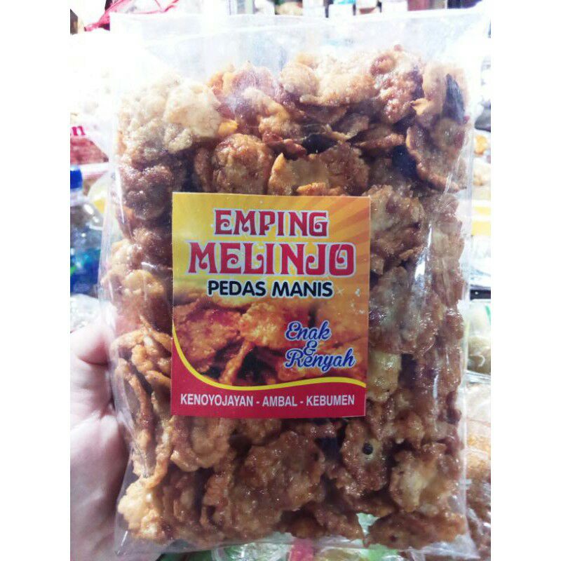 

Emping melinjo pedas manis