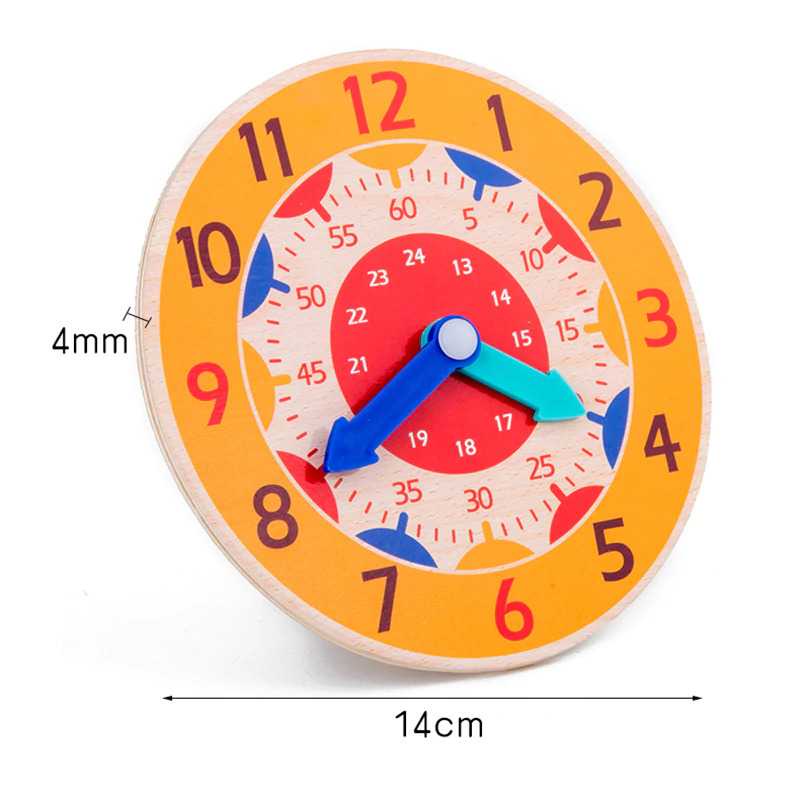 TG-MA MYY Mainan Anak Montessori Clock Hour Minutes Children Toy - SZ0916