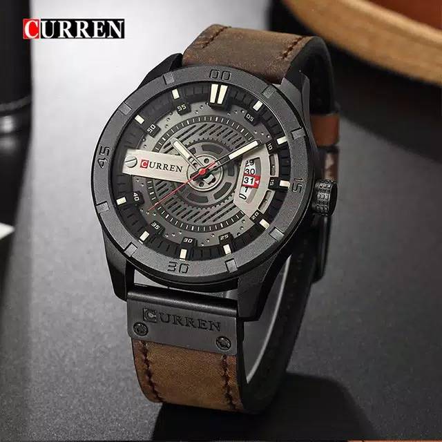 Jam Tangan Pria CURREN 8301 Tali Kulit