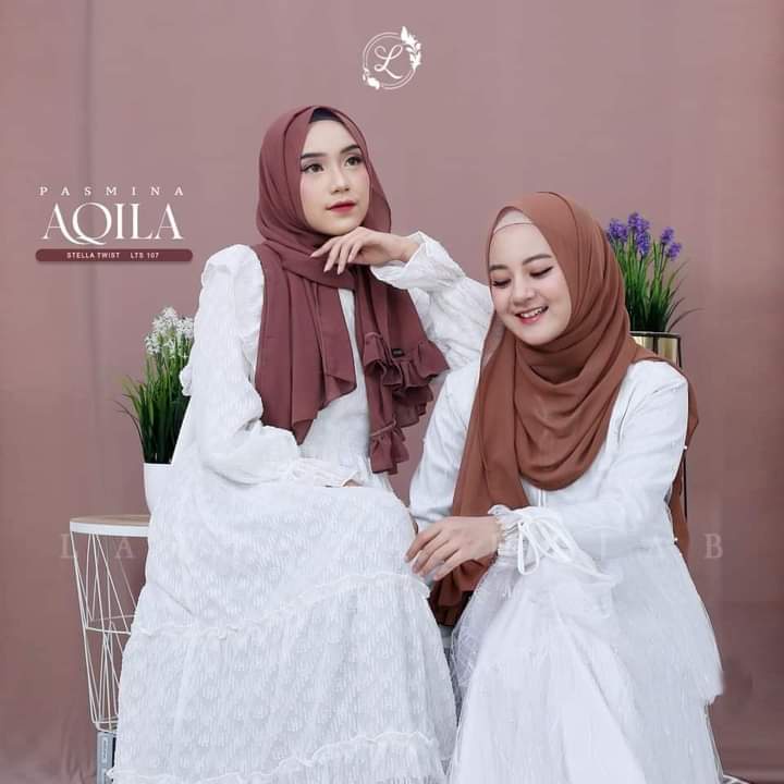 COD ✅ TERBARU PASHMINA AQILA BY LATISZA HIJAB | PASHMINA BABY DOLL POLOS | PASHMINA AKSEN RUFFLE SAM