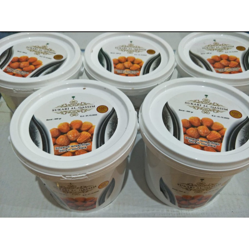 

Kurma Sukari Al-Qassim Bucket 850 gr