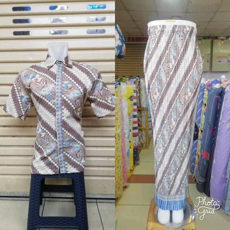 Realpic Cople Rok dan Kemeja Original Butik