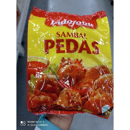 

Saus Sachet Indofood sambal pedas (Isi 24 sachet) proj91