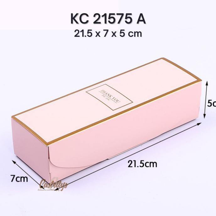 

Buruan Serbu] Kotak Dus Box Kue Kc 21575 Cookies Mooncake Pia Nastar Snack Roti - Pink