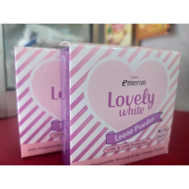 

emeron lovely white loose powder