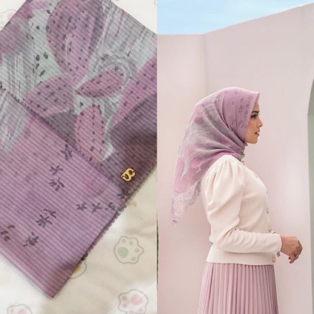 Buttonscarves opuntia voal