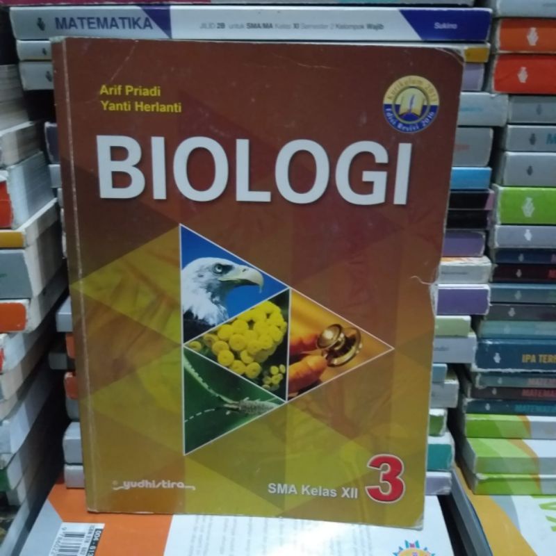 BUKU BEKAS BIOLOGI SMA KELAS 3 YUDISTIRA