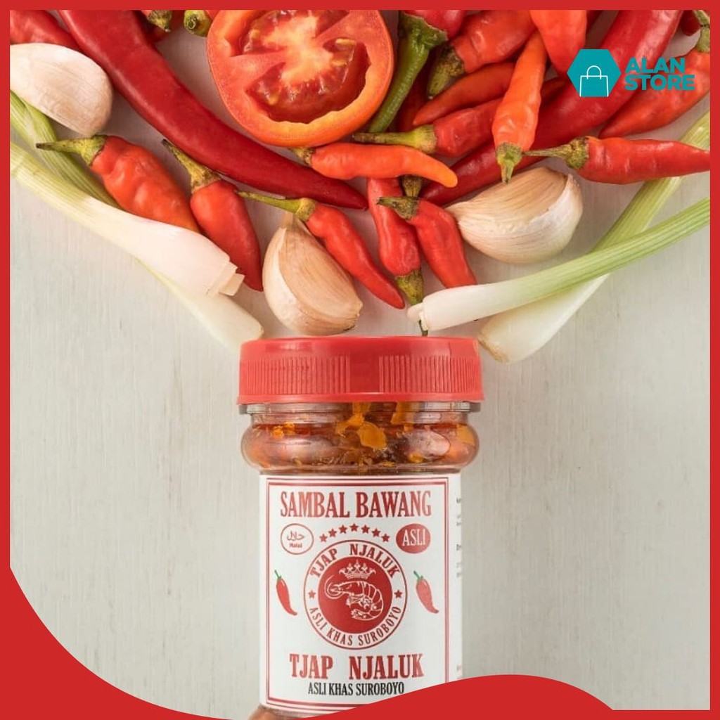 

SAMBAL BAWANG DIJAMIN ASLI! / SAMBEL SURABAYA TJAP NJALUK LIMITED STOCK