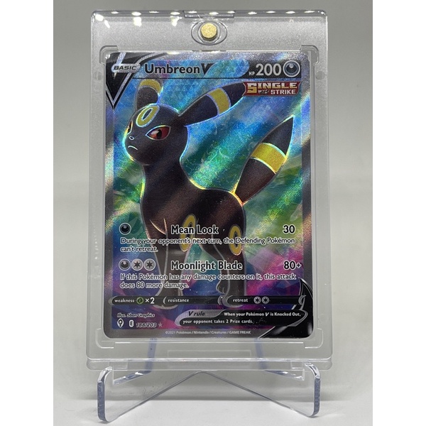 Umbreon V - 188/203 -Full Art Ultra Rare Sword & Shield Evolving Skie