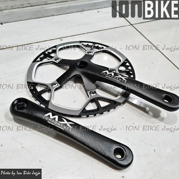 Crank MX 52T Alloy Bashguard BB Kotak Sepeda Lipat 52 T not Litepro