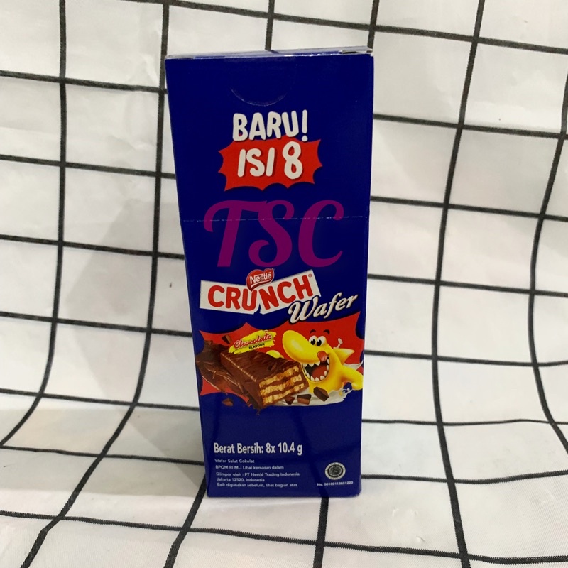 

Baruuuu!! isi 8 Nestle Crunch Wafer Chocolate / Wafer Salut Cokelat / Coklat / Roti / Wafer Cokelat