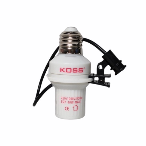 KOSS Fiting Lampu Sensor E27 / Fiting Sensor Cahaya