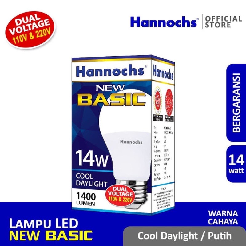 Lampu LED HANNOCHS BASIC 14 Watt