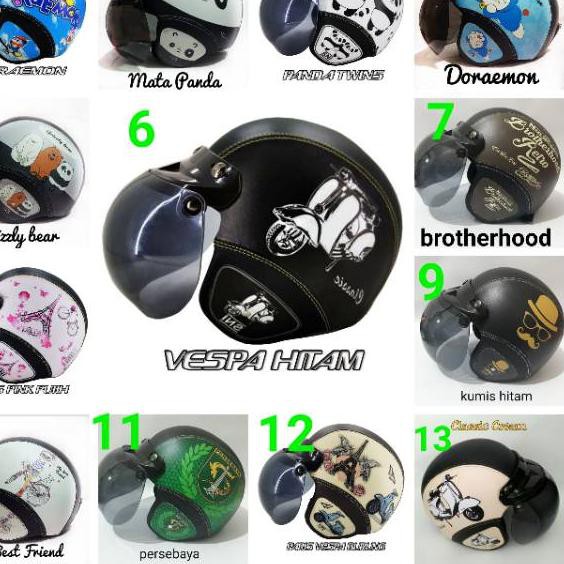 

Terbaru Helm jp8 hitam dobel visor PACKING BOX+BUBBLE WRAP WST